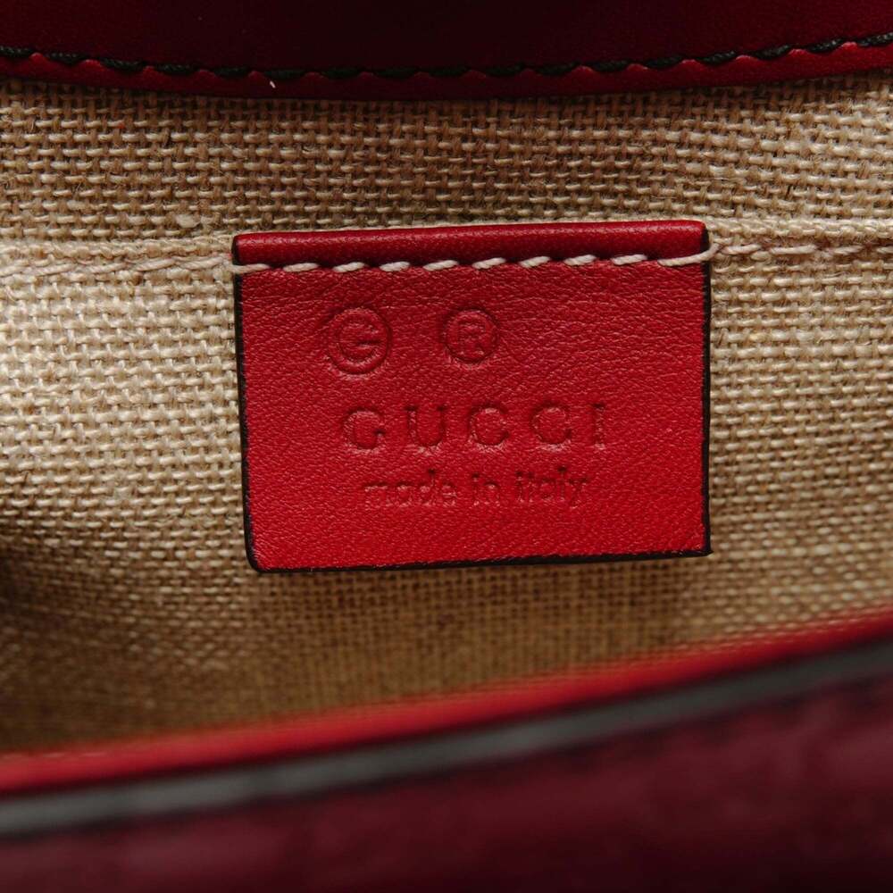 GUCCI Authentic Red Shoulder Bag - Picture 9 of 13